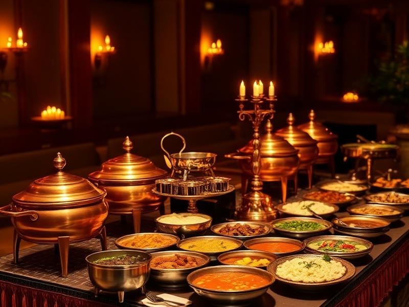 Royal buffet package display